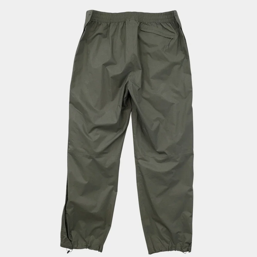 Outdoor Research Apollo Rain Pants Gray Green Ventia Waterproof Shell Mens XL